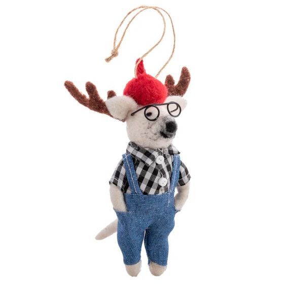 Woodland Hipsters - Felt Ornaments