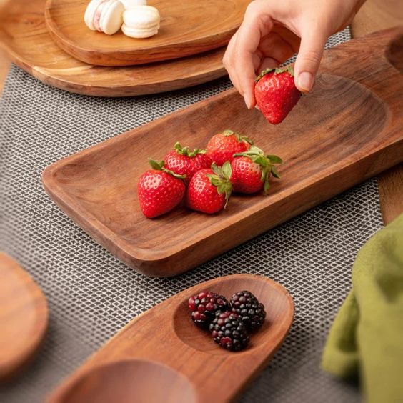 SIERRA HORS D'OEUVRE SERVING TRAYS S/2