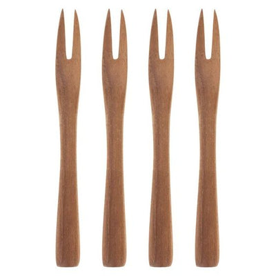 Bali Teak Fruit Forks