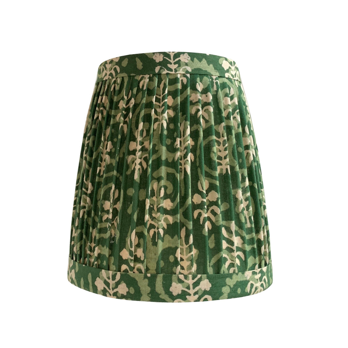 Pleated Lampshade Green