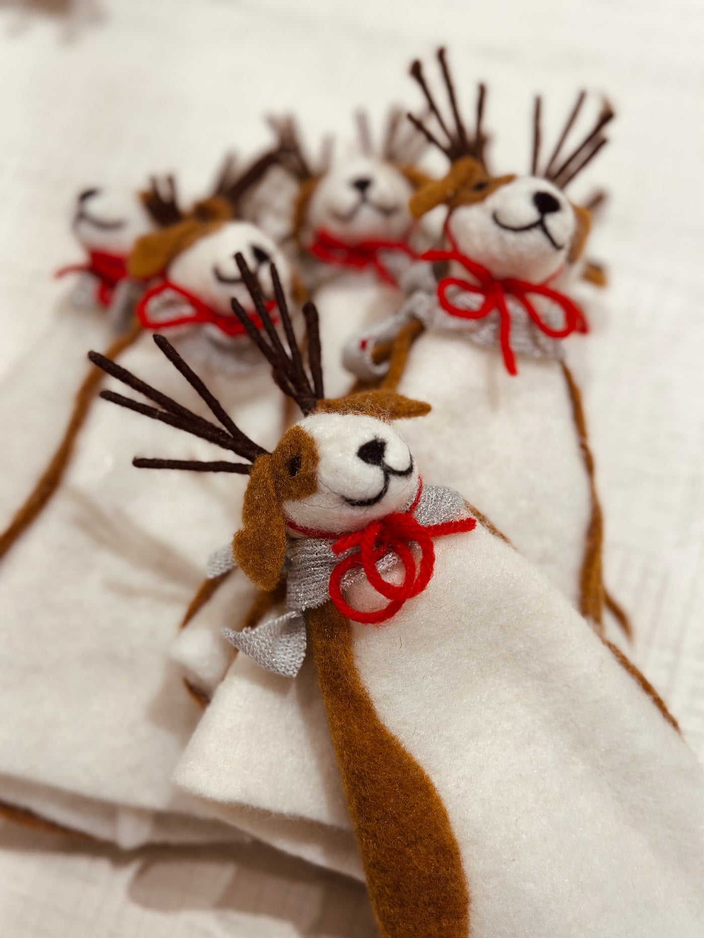 Felt Dog Christmas Tree Topper