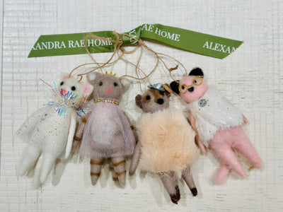 Fancy Kitties Felt Christmas Ornaments (4)