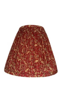 Silk Saree Pleated Lampshade Floral