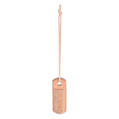 Wooden Nail Brush On Rope