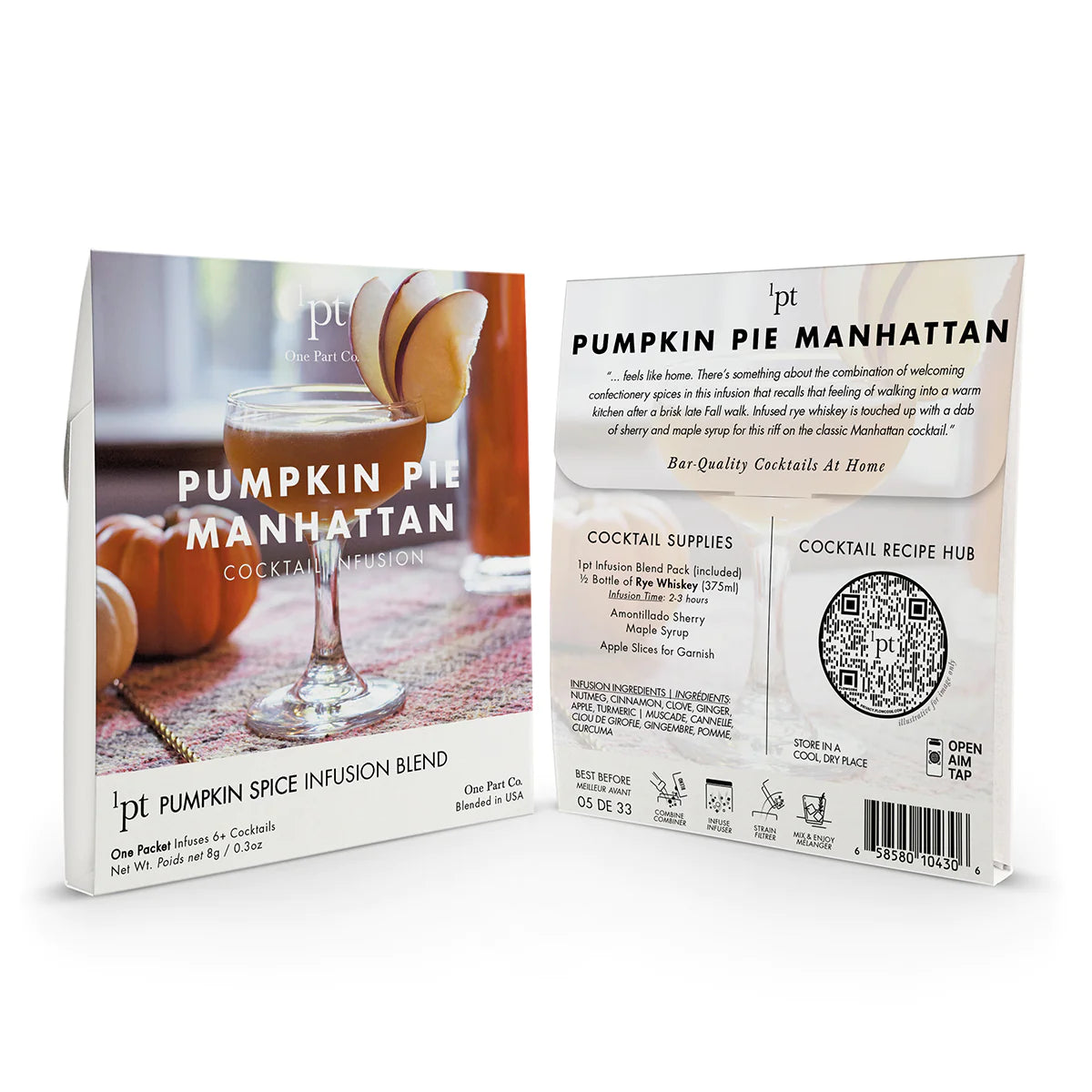1pt Cocktail Pack - Pumpkin Pie Manhattan