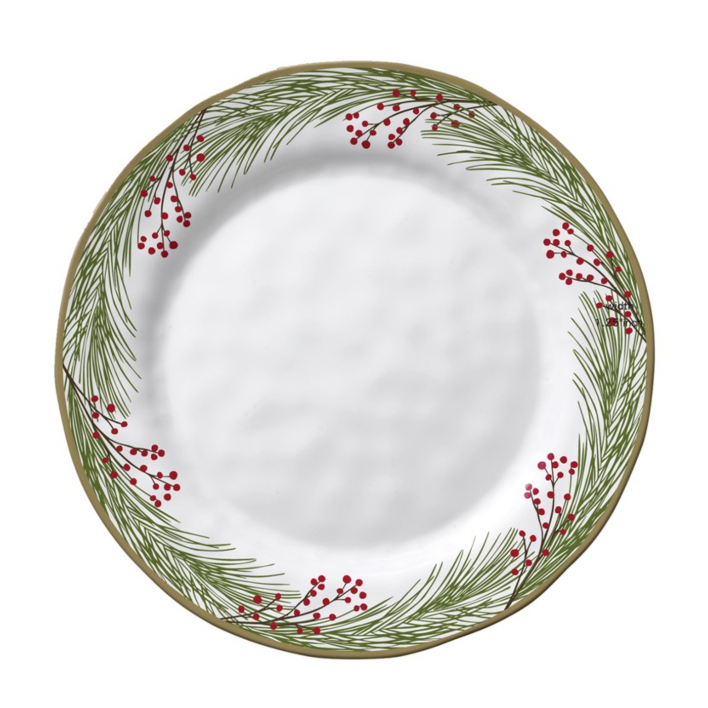 Winterberry Pine Dinner Plate