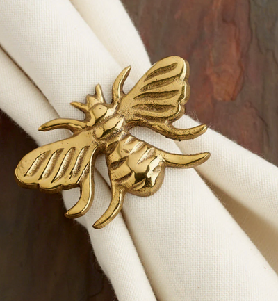 Gold Bee Napkin Ring