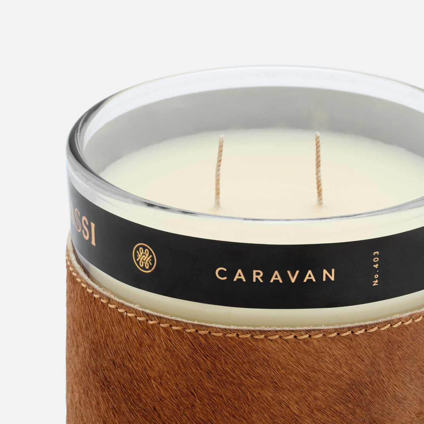 SAVANNA Candle, Caravan, 38.8oz., Dark Brown