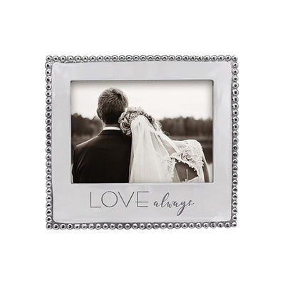 LOVE, ALWAYS Beaded 5x7 Frame