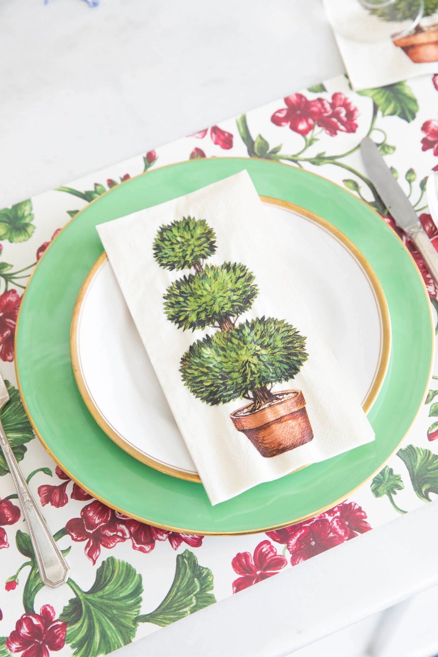 Topiary Guest Napkins