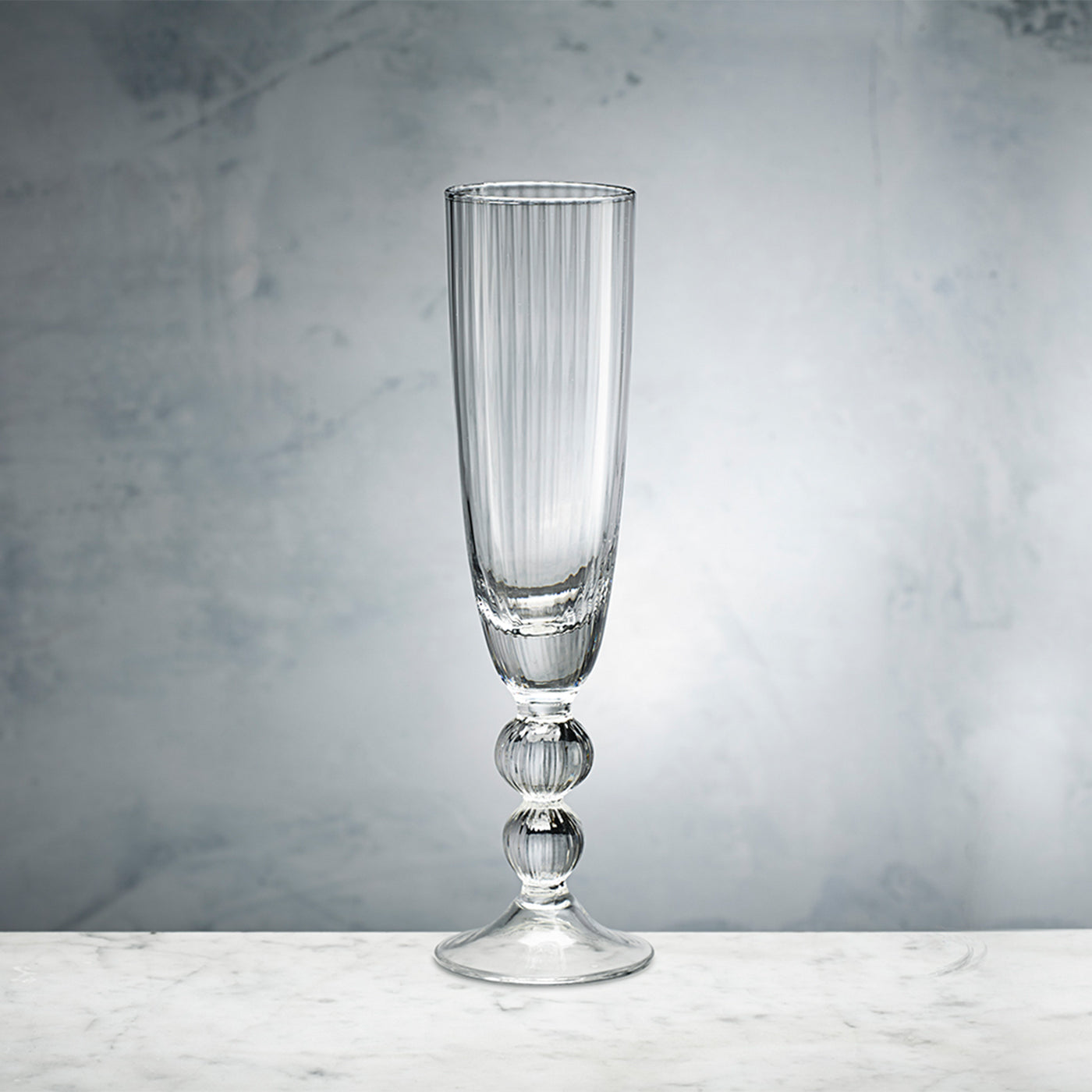 Venice Champagne Flute Clear Glassware - Set of 4