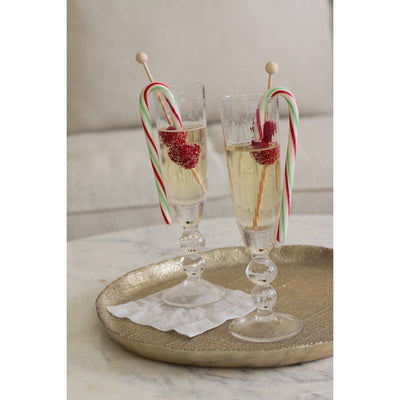 Venice Champagne Flute Clear Glassware - Set of 4